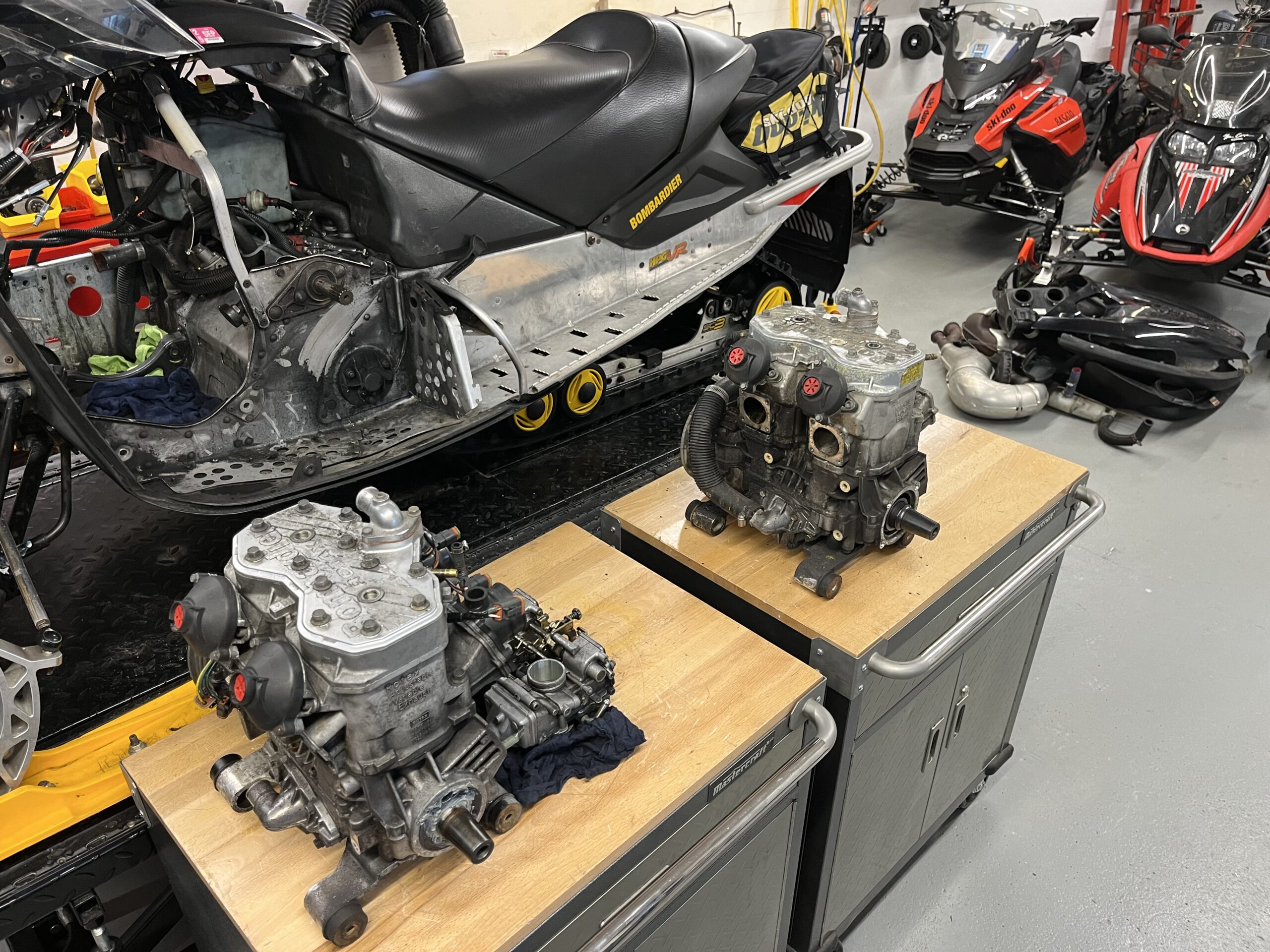 Snowmobile Engine Rebuild